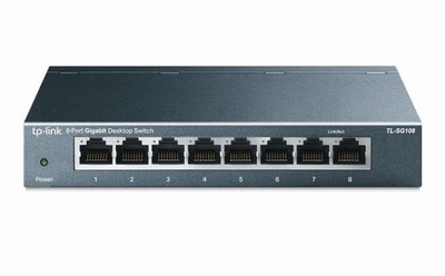 TP-LINK 8-Port Gigabit Desktop Switch TL-SG108 New! Sealed!