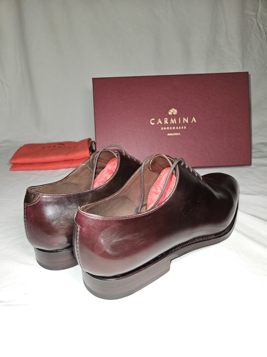 Carmina Cordovan Wholecut Oxford 910 Rain Burgundy Mens Dress