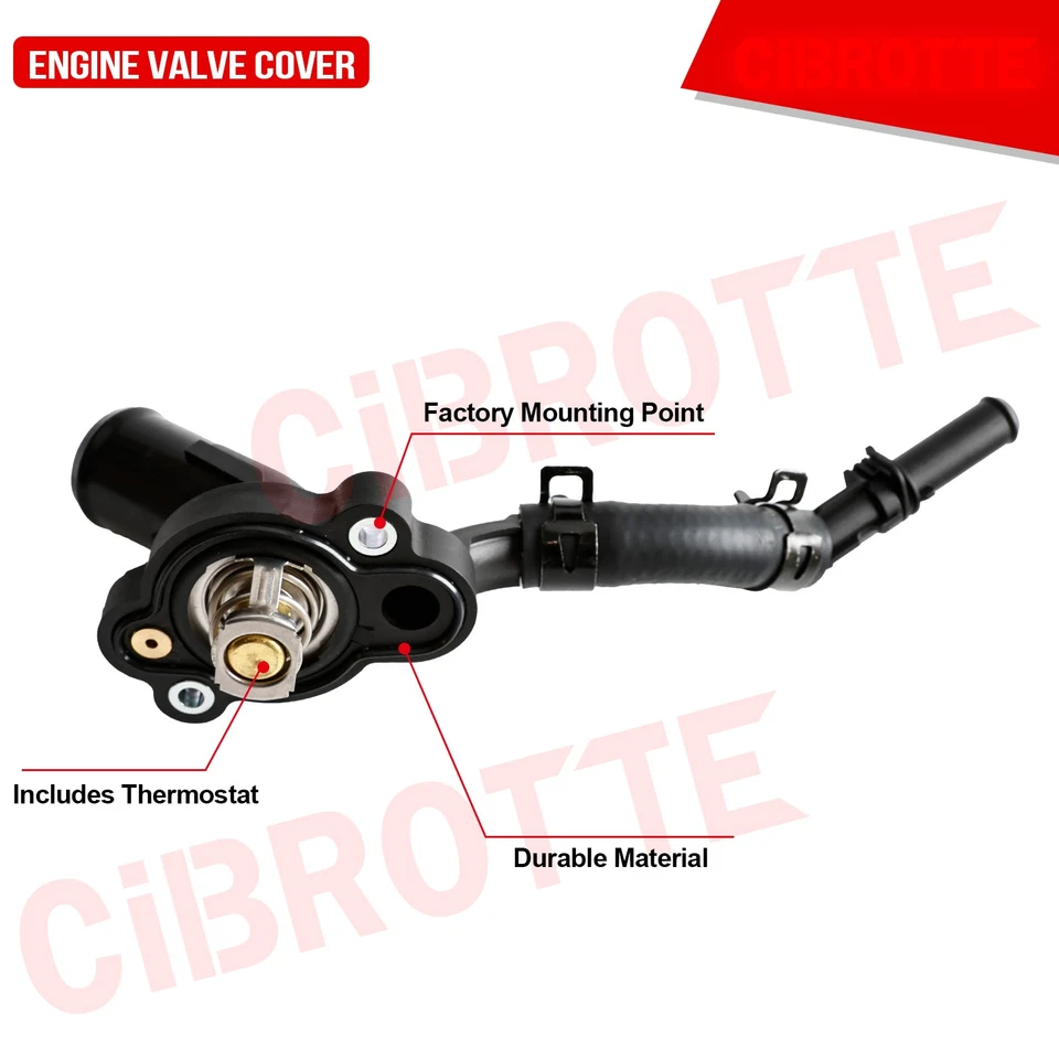 Carcasa-entrada de agua para 07-08 Dodge Charger Magnum Chrysler 300 2,7 L 3,5 L Foto 4 de 4