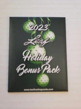 2023 LEAF HOLIDAY BONUS PACK AUTO OR MEM OR 1/1 PROOF MONTANA ? CAL RIPKEN JR ?⭐