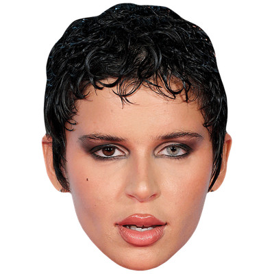Nathy Peluso (Short Hair) Big Head. Larger than life mask.