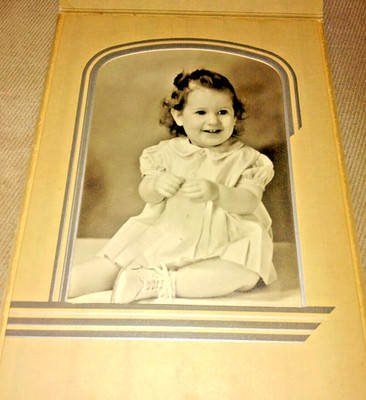 VINTAGE LINDA LANDAUER 1942-43 STUDIO PORTRAIT PHOTO PONCA CITY MIKE WILNA PAREN