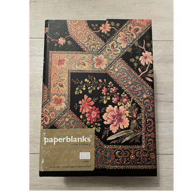 Paperblanks Lyon Florals Notizbuch Hardcover, liniert, ohne Verschluss