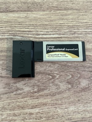 Lexar Professional Expresscard Compact flash (CF) reader for PCIe Host Interface