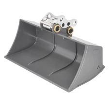 Metal Big Wide Mud Bucket S020-001 1:14 RC For E010 E111 Excavator Ditch Clear