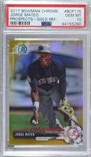 2017 Bowman Chrome Prospects Gold Refractor 19/50 Jorge Mateo PSA 10 GEM MT 5wg
