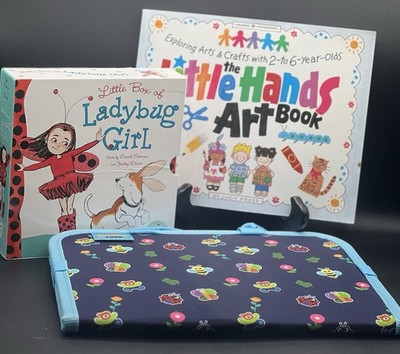 Ladybug Girl Board Book Set, Little Hands Art Book & Puzzle Travel Busy Book NEW