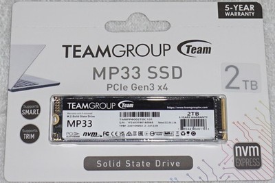Team Group MP33 M.2 NVMe 2TB SSD Factory Sealed NEW