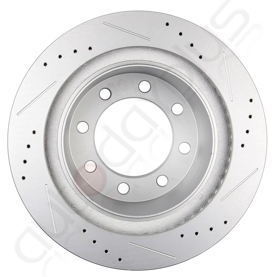 Rear Brake Rotors And Ceramic Pads For 2006 2007 2008 Dodge Ram 1500 2500 3500 Foto 4 de 4