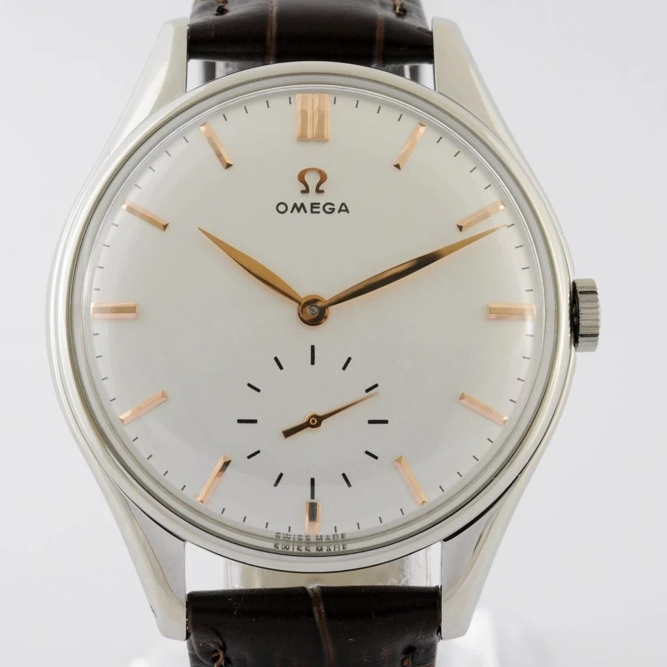 WONDERFUL OMEGA REF 2505 MANUAL WIND OVERSIZE VINTAGE DRESS WATCH FROM 1950 - image 3 of 4