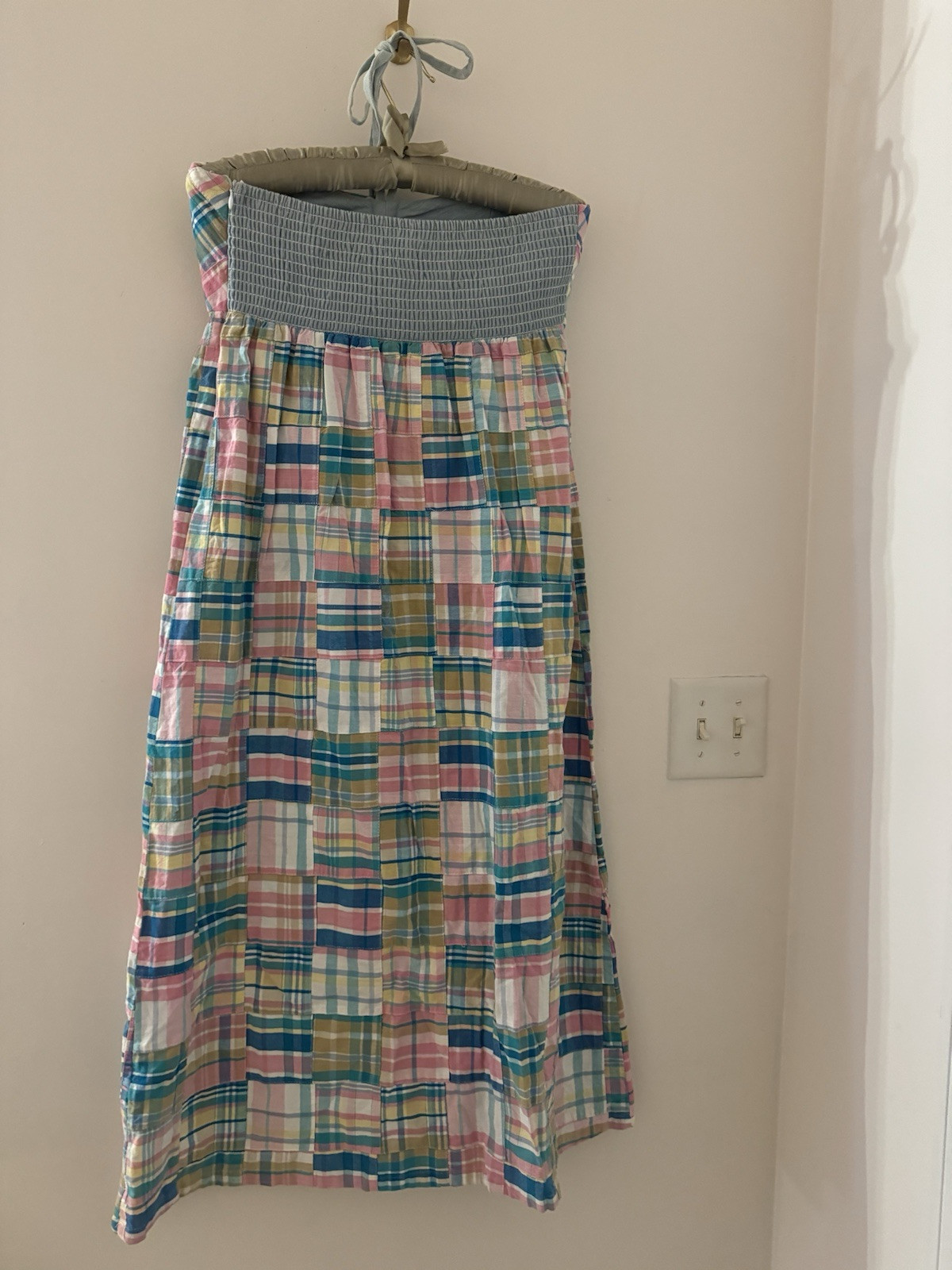 Petersyn - Multicolor Plaid Patchwork Halter Cott… - image 6