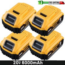2--4Pack 20V XR 8.0/6.0AH Lithium Ion Battery 20 Volt Max DCB205 DCB200 8000mAH