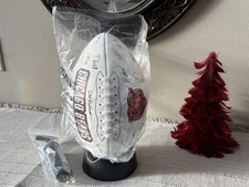 Chicago BEARS NFL Team Replica Signatures Football Licensed NFLPA Stand Pump NEW
