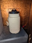 Antique Crock Stoneware Canning Jar — photo 3