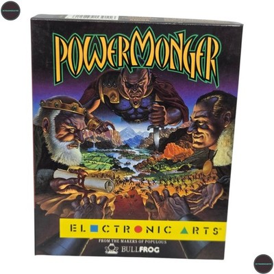 Powermonger Amiga Spiel Big Box Electronic Arts 1990 CIB