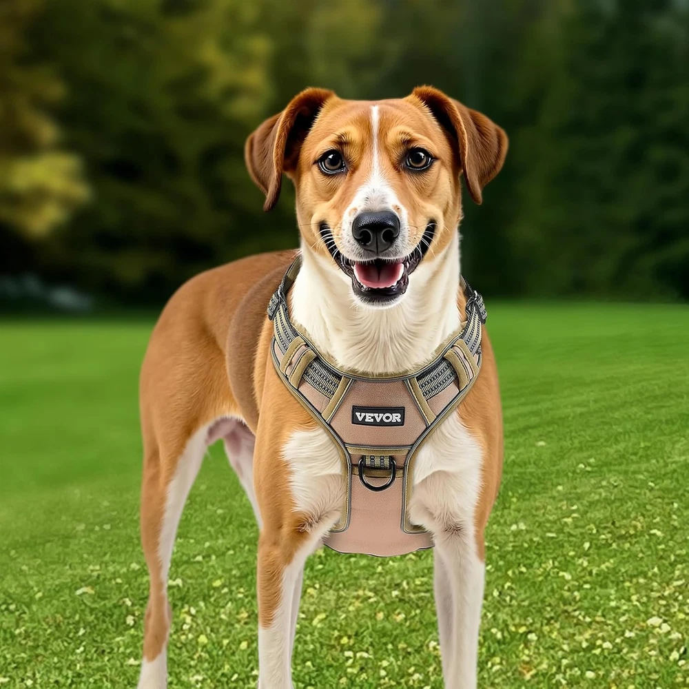 Dog Harness for Large Dogs, No Pull Tactical Dog Harness Adjustable Pet Vest...