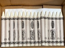 16 JUMBO Crayola Crayons white