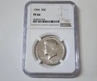 PF66 1964 Kennedy Half Dollar 50C Proof 90% Silver NGC KM#202