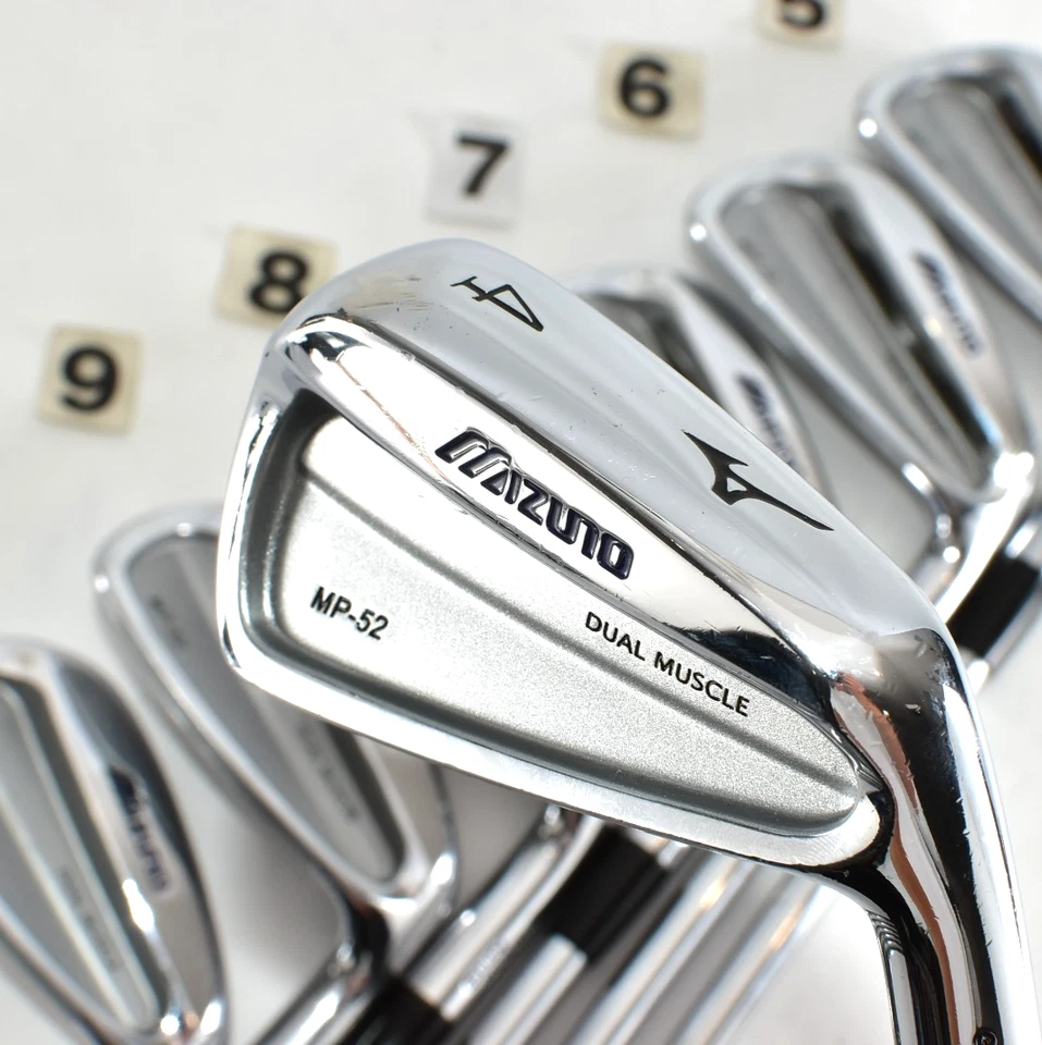 Mizuno MP-52 Forged 7p 4-5-6-7-8-9-Pw RH Golf Iron Set NSPRO 950GH S Stiff Club - Image 3 of 4