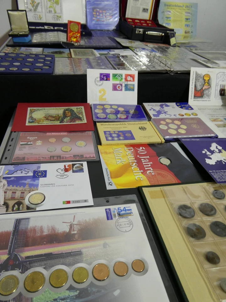 Dachbodenfund, Münzen & Banknoten, Medaillen, Euro, BRD Ägypten KMS, Numisbriefe - Bild 3 von 4