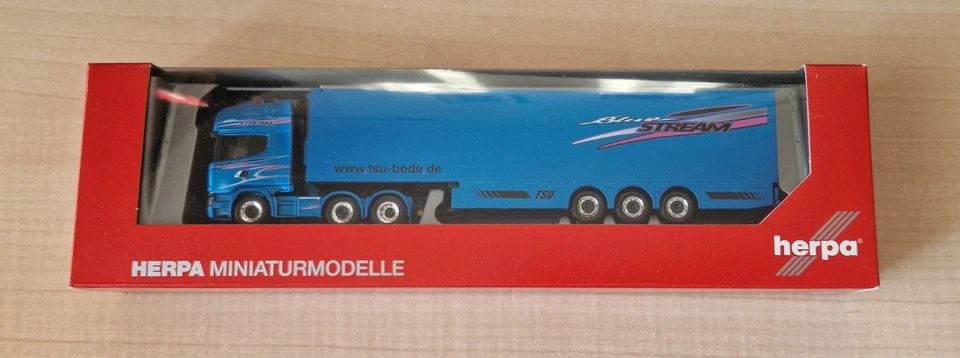 Herpa Exclusive 949255 SCANIA CS S650 V8 BJ TRASPORTI ITALIA SRL centinato 1:87 - Immagine 3 di 3
