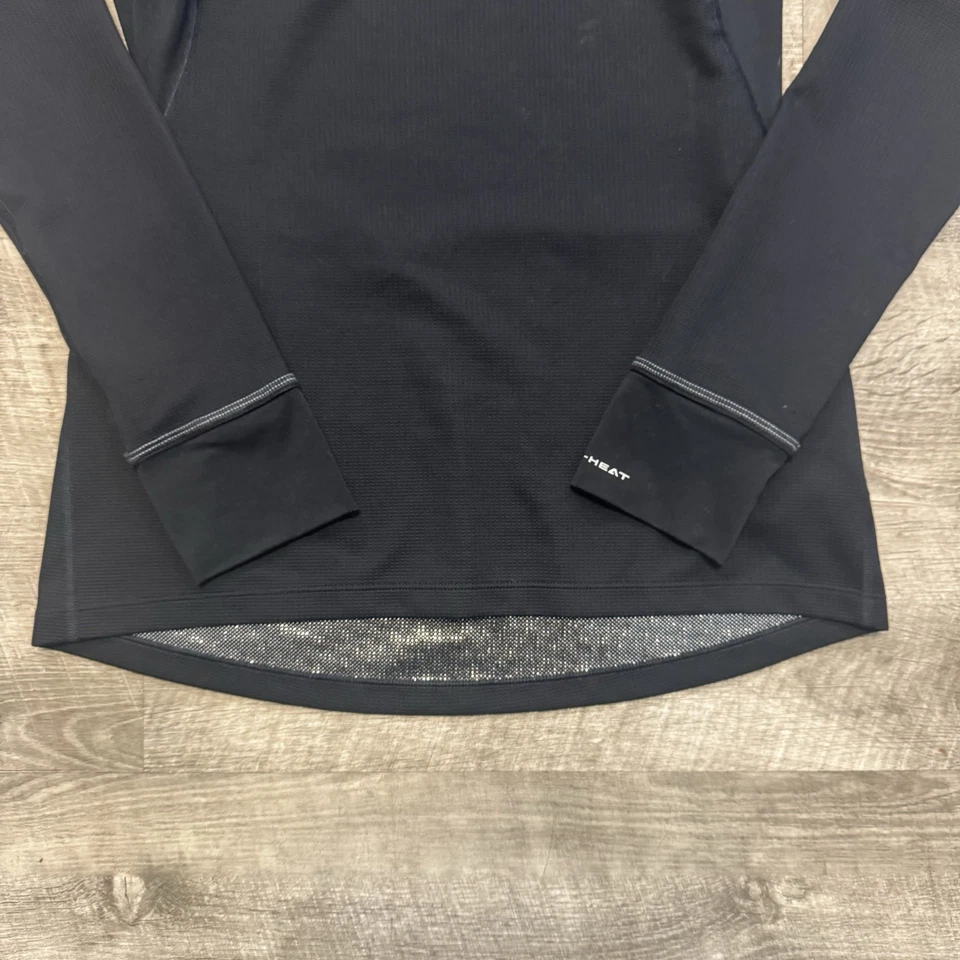 Columbia Omnibeat Heavyweight 1/2 Zip Black Long Sleeve Women’s Sz. M Thumbholes - Image 4 of 4