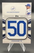 2022 Topps Series 1 - Jersey Medallion Commemorative Relics Mookie Betts #JNM-MB