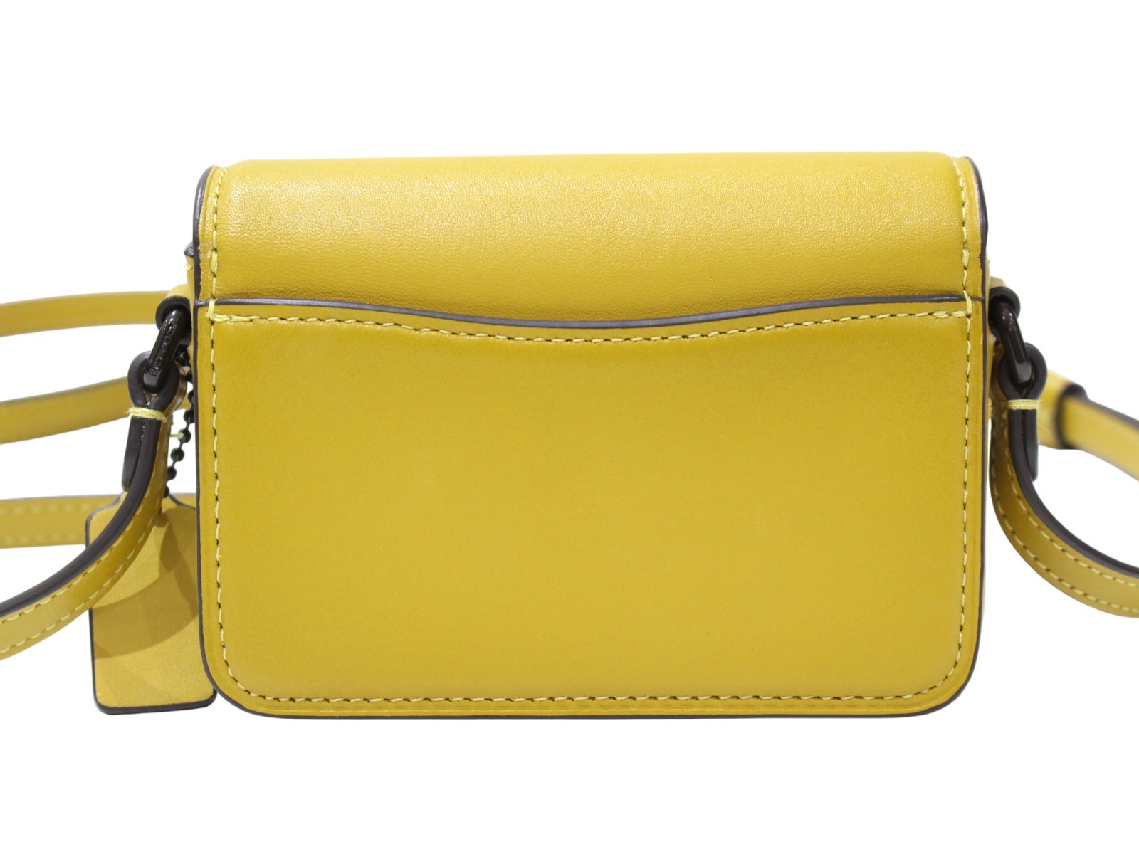 COACH Studio 12 CC484 Mini Shoulder Bag Yellow Leather Ladies A-260113-11 thumbnail 14