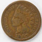 1897 Indian Head Cent "1" in Neck FS-401