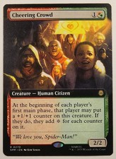 Cheering Crowd (Extended Art) 270 Marvel's Spider-Man Magic: The Gathering NM