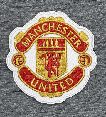 #ad MANCHESTER UNITED FC PATCH EMBROIDERED IRON ON 3.00” X 3.00” FOOTBALL SOCCER $5.49