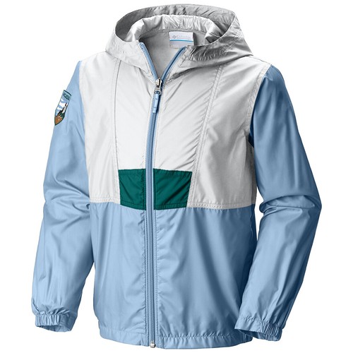 New Columbia Unisex Girls Boys "Flashback" Windbreaker Park Edition Jacket - Picture 5 of 12