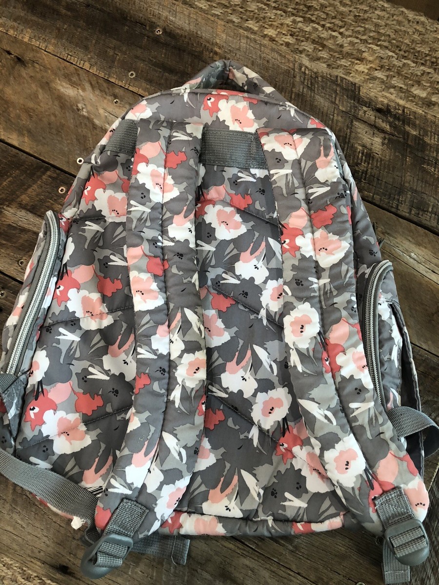 Bananafish Studio Diaper Bag Backpack Cute Girly Floral Wipe Changing Mat