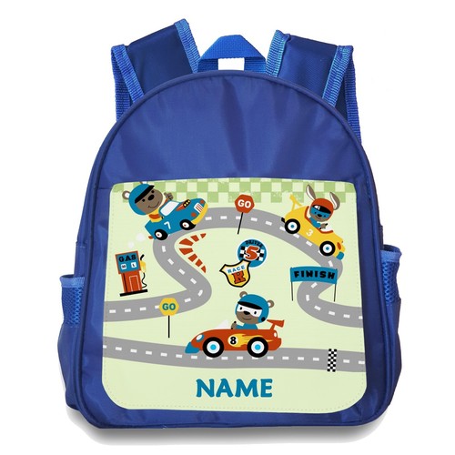 Cute Racing Car Personalised Kids 