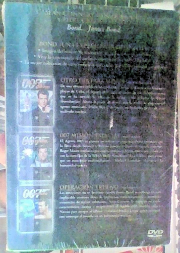 James Bond 007 Ultimate Edition DVD Collection SPANISH VERSION 3 MOVIES NEW - Picture 2 of 2