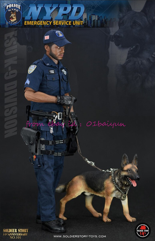 Soldier Story Ss101 1/6 York City Police Nypd Esu “K-9