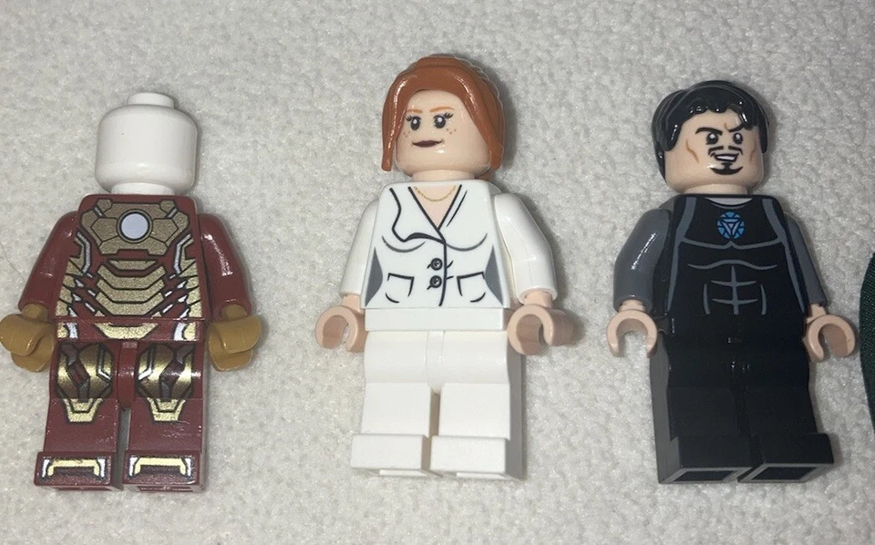 LEGO-IRON MAN 3-MALIBU MANSION ATTACK-5 MINIFIGURE LOT-TONY STARK PEPPER POTTS - Image 4 of 4