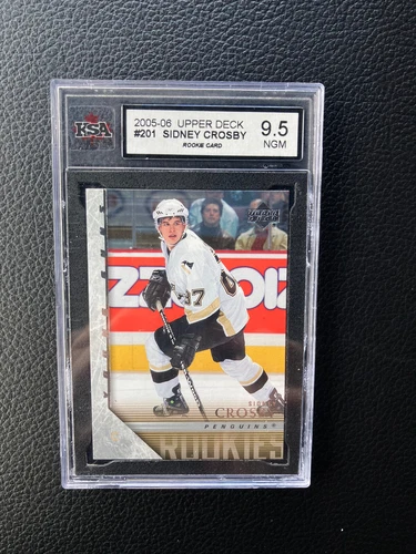 2005-06 Sidney Crosby Upper Deck Young Guns #201 Rookie Card RC KSA 9.5 NGM