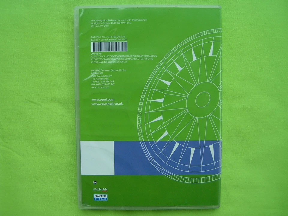 DVD NAVIGATION OPEL DVD 800 NAVI EUROPA + OSTEUROPA 2011 ASTRA J INSIGNIA MERIVA - Bild 2 von 4