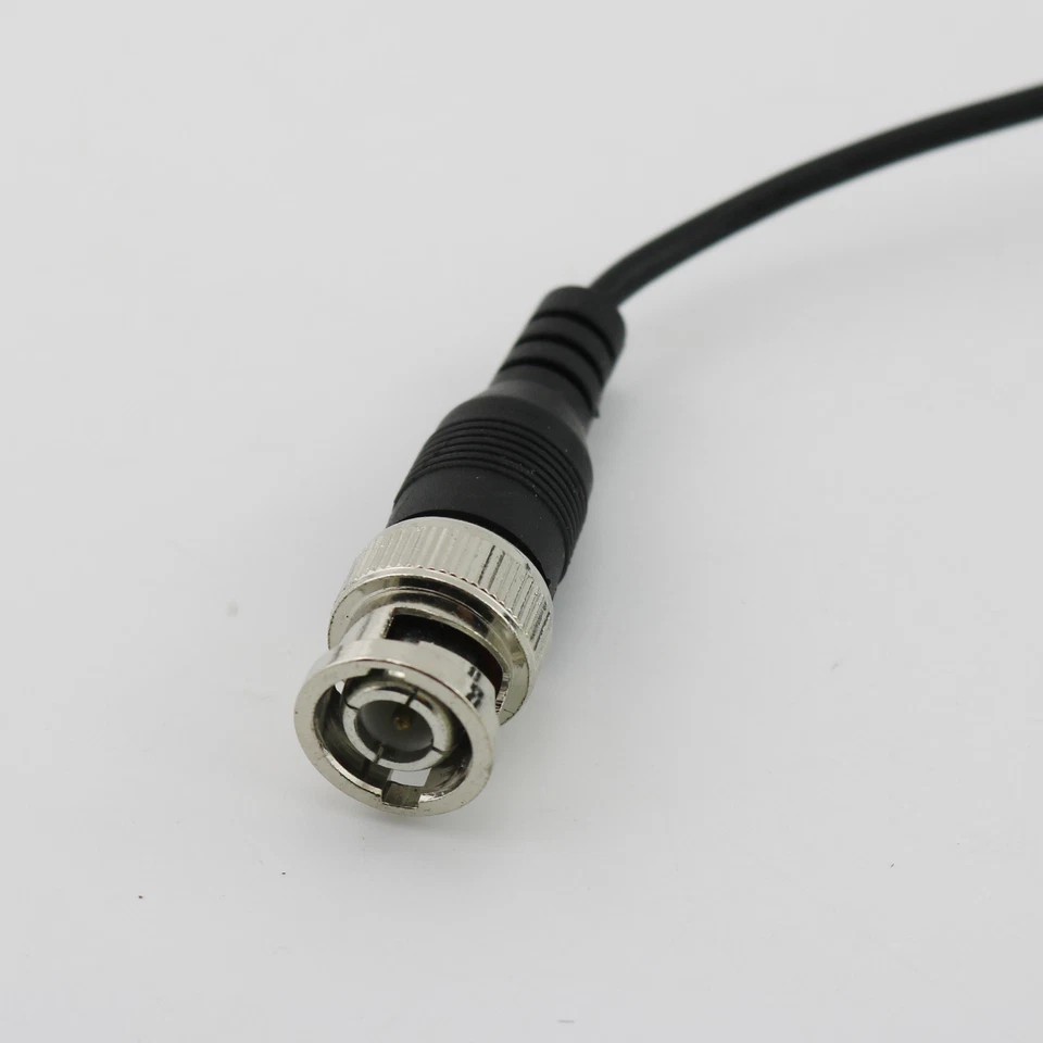 BNC Male to RCA Male CCTV Surveillance Security Camera Video Cable Cord 2.5m - Image 3 of 4