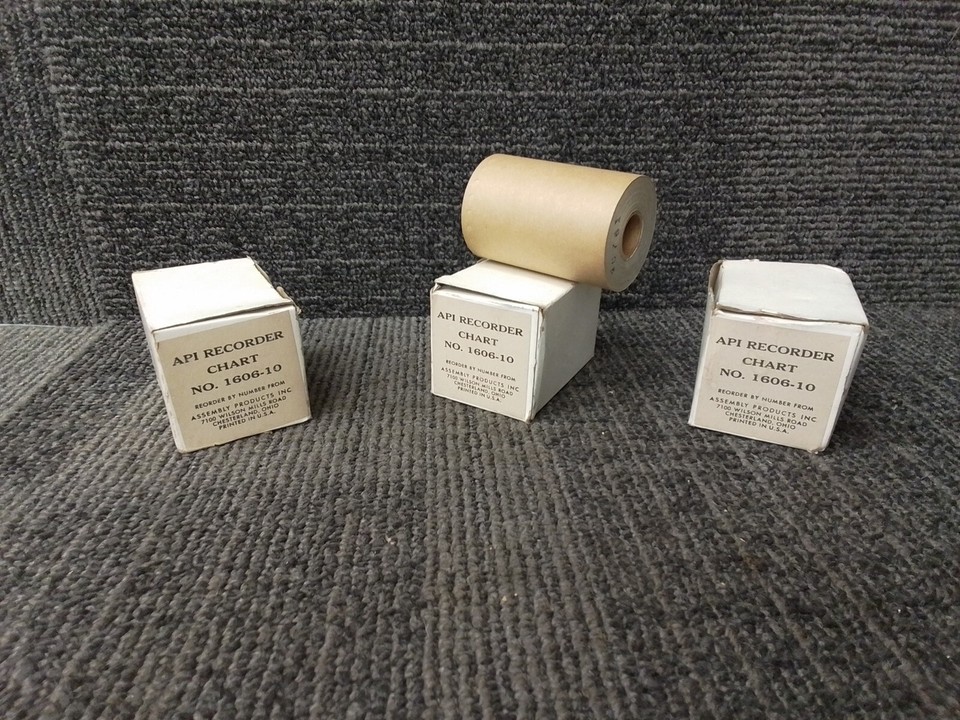 API Recorder Chart Paper #1606-10 Lot Of 3 | eBay
