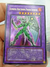 Yugioh Elemental Hero Shining Phoenix Enforcer 1st Edition EOJ-EN033 NO RETURN11