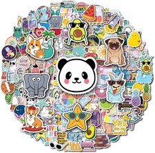 200Pcs Waterproof Vinyl Stickers, Stickers for Kids Teens, Water Bottle Stickers