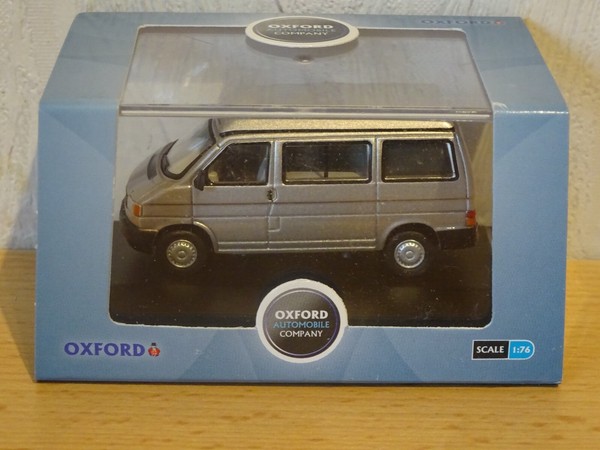 Vw Bus T4 Westfalia Camper Silber-Met. Oldtimer Modelauto *Neu* Ca. 6Cm-image