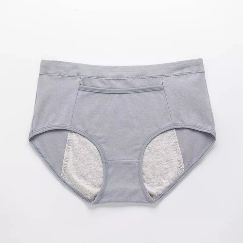 5pk Cotton Panties Womens New Double Layer Leak Proof Sanitary Menstrual Period - Picture 14 of 24