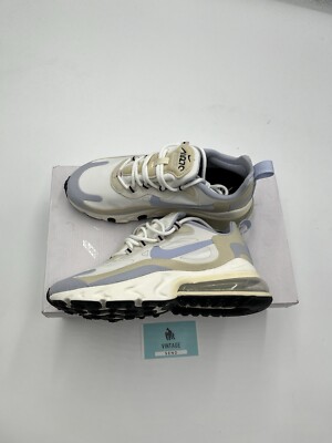 Wmns Nike Air Max 270 React White Ghost Fossil Pale Blue Sz 5.5W CT1287-100