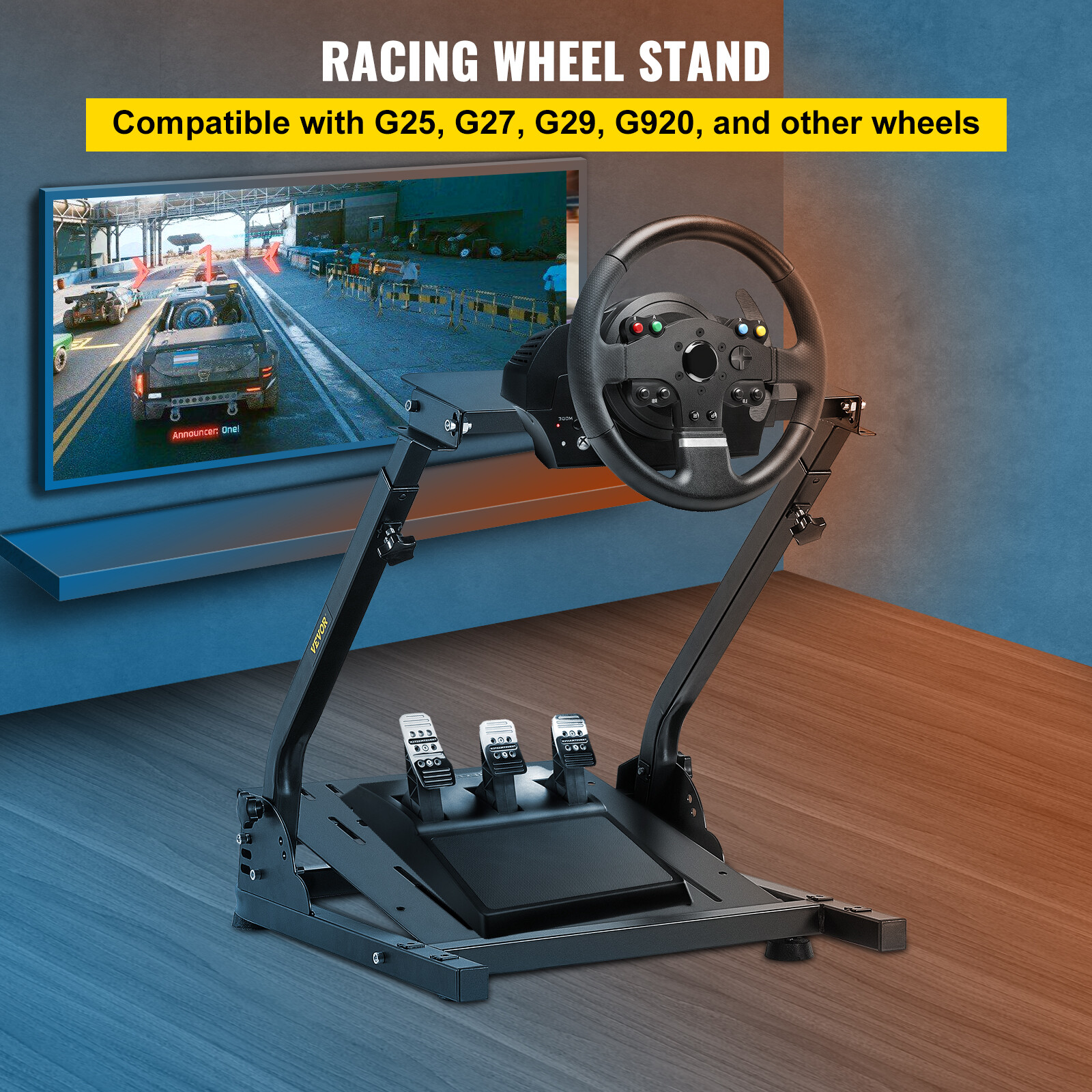 Support de Volant de Course VEVOR Réglable pour Logitech G29 G920 G27 - 2