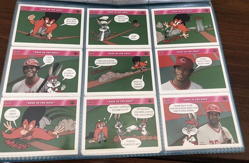 1992 Looney Tunes Oberdeck Comicball 3 Karten Album 100-198 plus 5 Hologramme - Bild 6 von 7