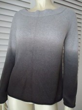 Ann Taylor Loft Petites Sweater MP Variegated Stretch Knit Pullover Boat Neck