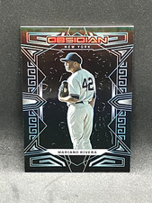 2023 Panini Chronicles - Obsidian Electric Etch Carolina Blue Mariano Rivera /99